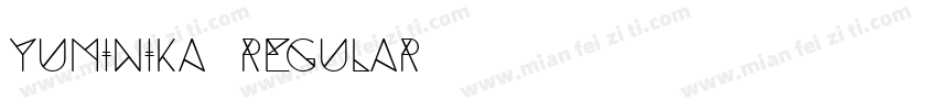 Yuminika Regular字体转换